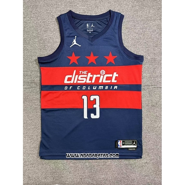 Camiseta Washington Wizards Jordan Poole #13 Statement 2024-25 Azul